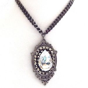 GASOLINE GLAMOUR Jewelry - RANSOM RHINESTONE MOONLIGHT DROP NECKLACE SAMPLE GASOLINE GLAMOUR Jewelry - RANSOM RHINESTONE MOONLIGHT DROP NECKLACE SAMPLE